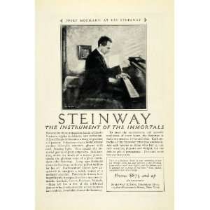  1924 Ad Steinway Piano Musical Instrument Immortals 
