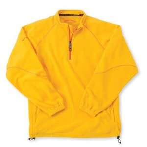 Sun Mountain Cascade Fleece Mens Golf Pullover   Goldenrod / Orange