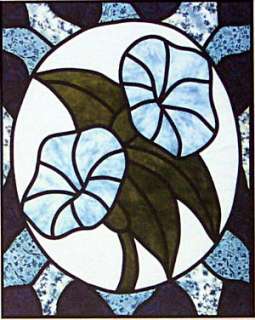 MORNING GLORIES ~ Stained Glass Pattern  
