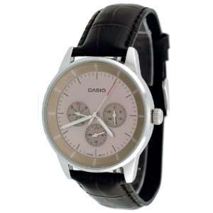  Casio Mens Analog Multi Function 3 Dials Watch Model MTF 