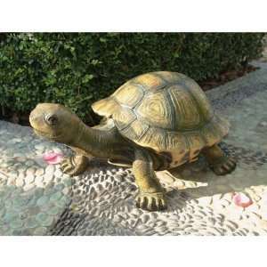 Xoticbrands Large Tortoise Home Garden Sculpture: Home 