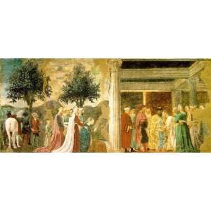   Meeting of Solomon and th, by Piero della Francesca
