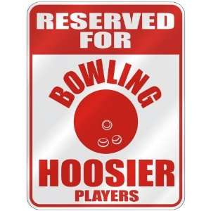   OWLING HOOSIER PLAYERS  PARKING SIGN STATE INDIANA