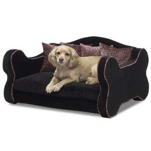  Bone a Fido Pet Sofa Bed   Black Velour : Size ONE SIZE 