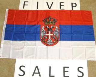NEW 3X5 SERBIA FLAG SERBIAN NATIONAL BANNER 3 X 5 3X5  