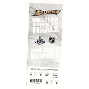  2007 Stanley cup Playoffs Round 3 Full Ticket Mighty Ducks 