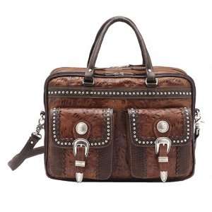  Cattle Drive 3 Compartment Briefcase Electronics