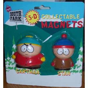  SOUTH PARK 3 D COLLECTABLE MAGNETS CARTMAN & STAN Toys 