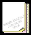   Part Carbonless Paper NCR  No Carbon Required. 80 Sets. Copy Print