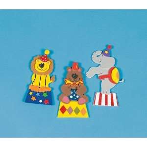  Circus Animal Magnet Craft Kits (1 dz) Toys & Games