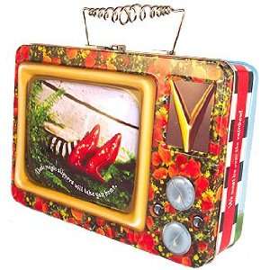  Wizard of Oz Ruby Slippers on Witch TV Tin Tote Lunch Box 