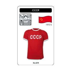  URSS CCCP retro shirt 1970 football