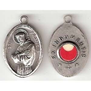  St Francis of Assisi Relic Medal Reliquia de San Francisco 
