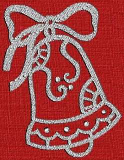 Christmas Bell Bells FSL Machine Embroidery Designs CD  
