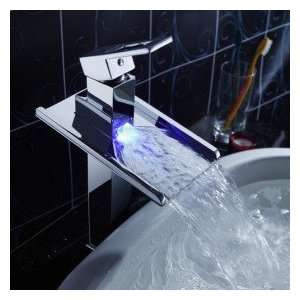  Sprinkle®   Color Changing LED Waterfall Bathroom Sink 
