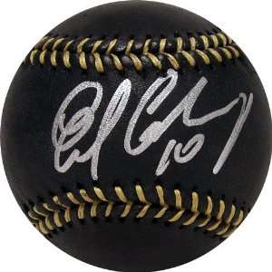  Endy Chavez Autographed Black Leather Baseball Sports 