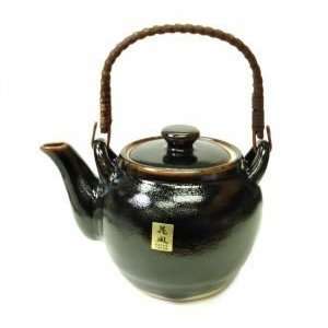  Japanese Ceramic Teapot   Brown 58oz
