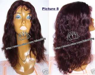 Custom lace wig 100% remy hair&hand knotted.18 to 20  