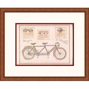  Tandem pour sportif by Philippe David   Framed Artwork 