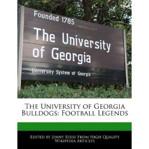   Georgia Bulldogs: Football Legends (9781171067504): Jenny Reese: Books