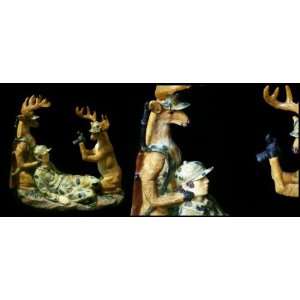  Deer Hunter Say Cheese Figurine: Home & Kitchen