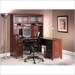 Bush Furniture Tuxedo L Shape Wood Hansen Computer Desk 042976214302 