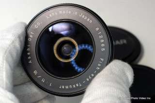 Pentax 18mm f11 M42 Takumar lens Fish eye Fisheye  