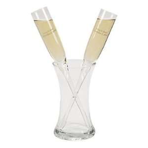   Champagne Flutes With Vase   Tableware & Champagne & Shot Glasses