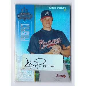   Champions Autograph #24 Andy Pratt Atlanta Braves Auto #ed 433/475