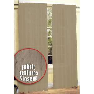  Crushed Sheer Voile Window Curtain Set. 104 x 84 COLOR 