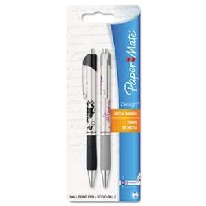  Paper Mate 1760099   Ballpoint Retractable Design Pen, Black Ink 