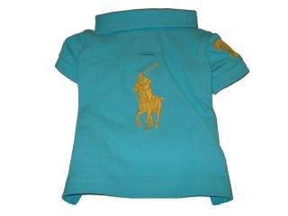 Polo Ralph Lauren Island Blue Big Pony Dog Shirt XL  