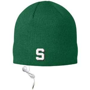   Michigan State Spartans Green Hatphones Knit Beanie