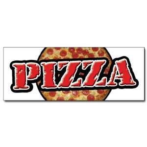  36 PIZZA DECAL sticker shop place fresh hot Everything 