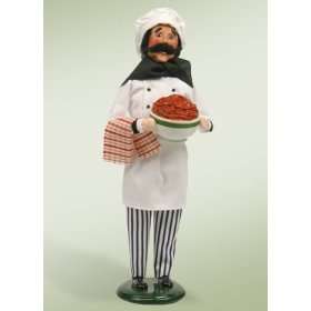    Byers Choice Carolers   Chef with Spaghetti: Home & Kitchen