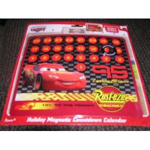  Lightning McQueen Holiday Magnetic Countdown to Christmas Calendar