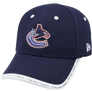   : New Era Vancouver Canucks Navy Blue Rogan II Hat: Sports & Outdoors