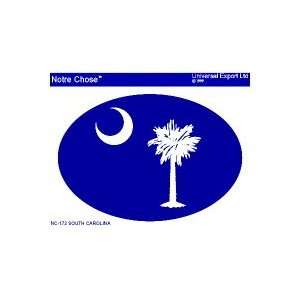  SOUTH CAROLINA FLAG (BLUE) Personalized Sticker: Patio 