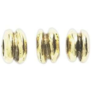  Shipwreck Beads Pewter 2 Rings Rondell Bead, 6mm, Metallic 