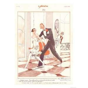 Le Sourire, Glamour Covers Magazine, France, 1920 Giclee Poster Print 