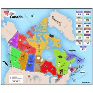  Canadian Geographic Kids Map of Canada Toys & Games