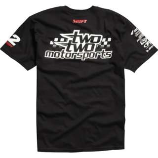 Chad Reed and Two Two Motosports colab tee Cotton jersey. Flat printed 