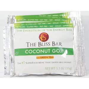  Coconut Goji Bliss Bar 5 pack, Superfood Energy bar 