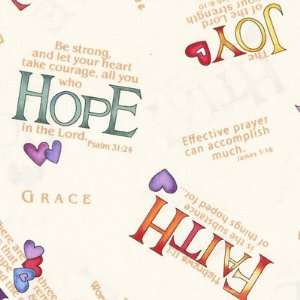  Words of Hope, quilt fabric by Timeless Treasures 