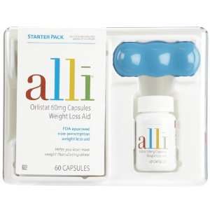  Alli Weight Loss Aid Starter Pack, 90 ct Health 