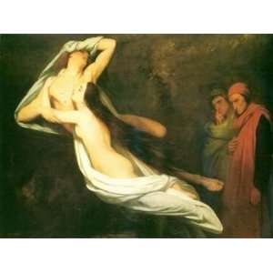  12X16 inch Ary Scheffer Canvas Art Repro Paul And his 