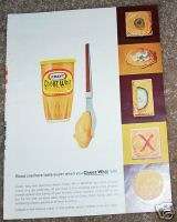 1964 ad Kraft CHEEZ WHIZ cheese spread VINTAGE AD  