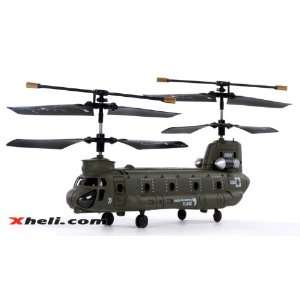   Ready to Fly RC Remote Control Military Cargo Transport Helicopter w