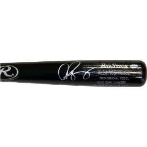  Alex Rodriguez Autographed Bat   Black A Rod Model Sports 