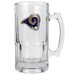  Sports NFL RAMS 1 Liter Macho Mug   Primary Logo/Clear 